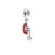 Charm colgante abanico en plata de ley 797879EN09