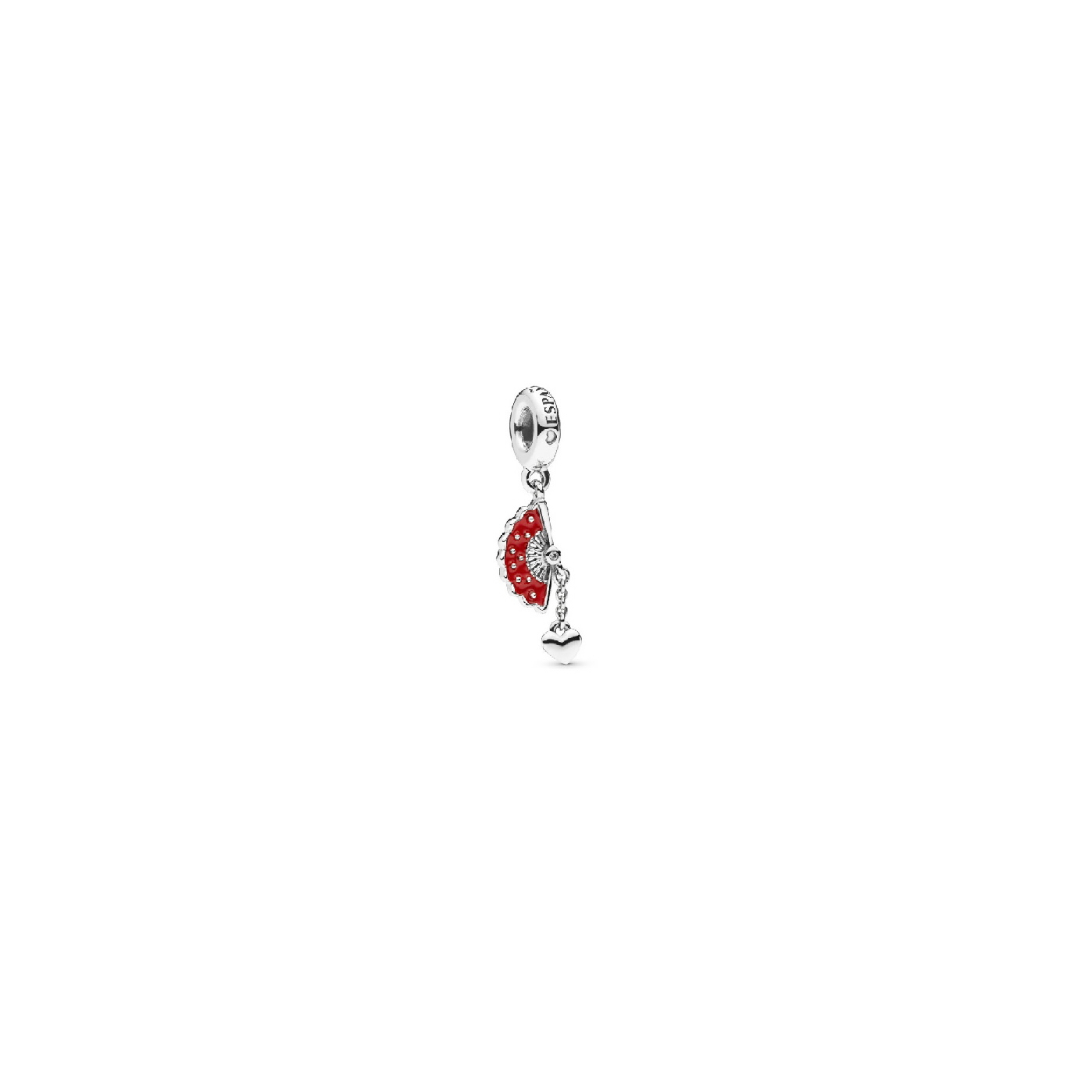 Charm colgante abanico en plata de ley 797879EN09