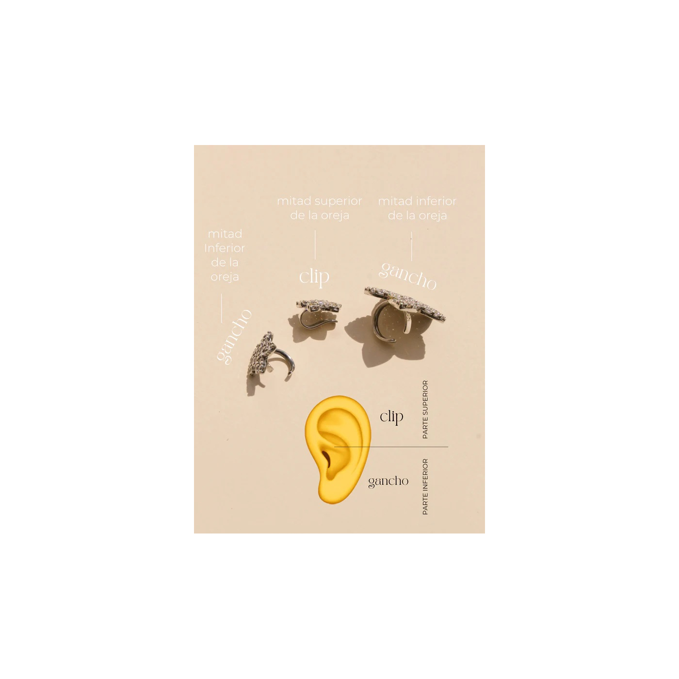 PENDIENTE EARCUFF MIMAS