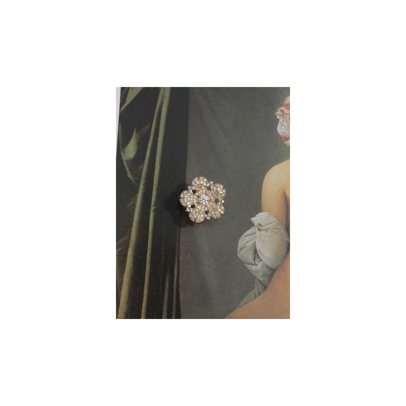 PENDIENTE Y EARCUFF MIMAS