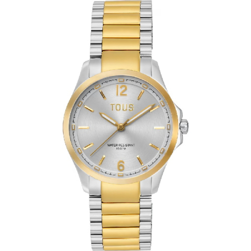 Reloj analógico con brazalete de acero y acero dorado DRIVE NEW - 3000148700