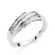 18K SORTIJA ORO BLANCO DIAMANTES TALLA BAGUETE 0.250QTS. ANCHO: 7