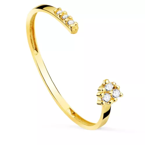 18K SORTIJA DIAMANTES 0