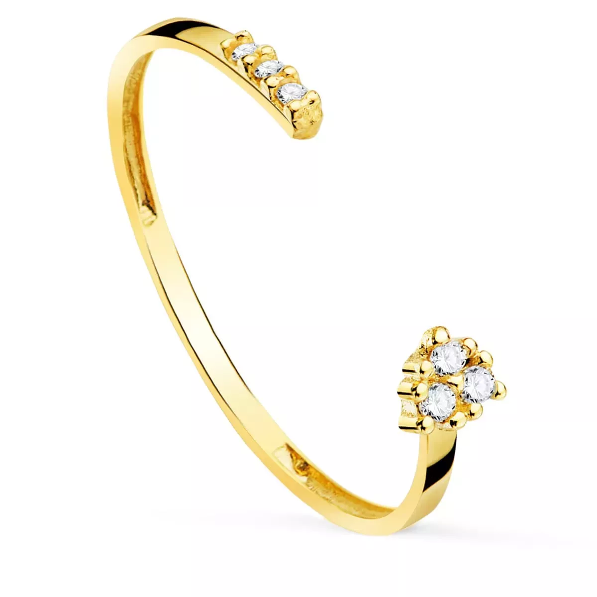 18K SORTIJA DIAMANTES 0