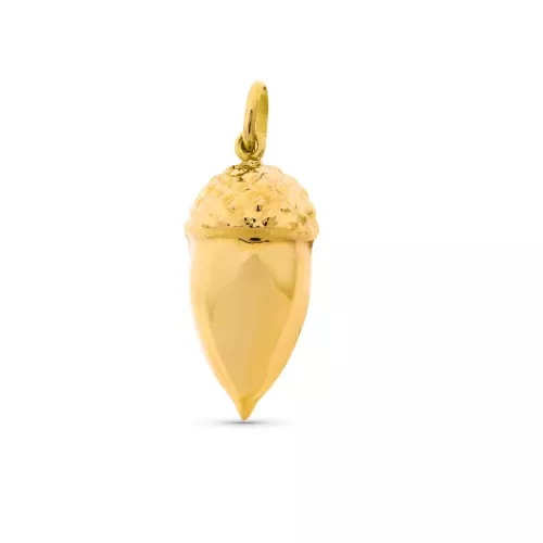 9K COLGANTE ORO AMARILLO BELLOTA 29X14 MM 1