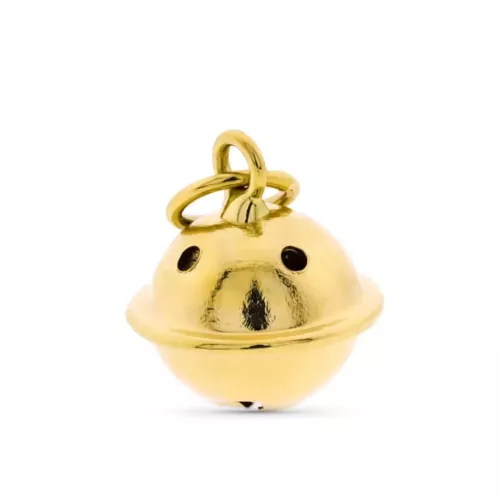 9K COLGANTE ORO AMARILLO CASCABEL. 10X10 MM 0,54gr