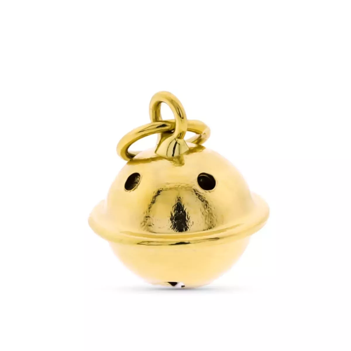 9K COLGANTE ORO AMARILLO CASCABEL. 10X10 MM 0