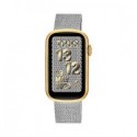 Reloj smartwatch con brazalete de acero y caja de aluminio en color IPG dorado TOUS T-Band Mesh - 3000132600