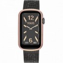 Reloj smartwatch con brazalete de acero IP gris y caja de aluminio en color IPRG rosado TOUS T-Band Mesh - 3000132300