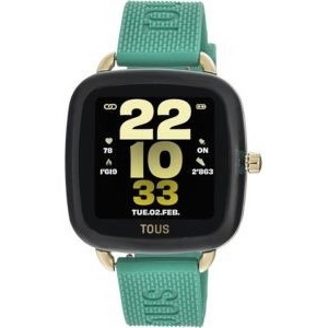 Reloj smartwatch con correa de silicona verde D-Connect - 300358081