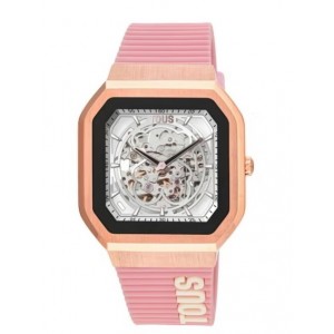 Reloj smartwatch con correa de nylon y correa de silicona rosa B-Connect - 200351076
