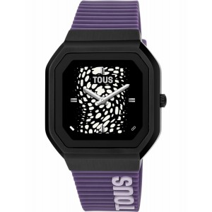 Reloj smartwatch con correa de nylon y correa de silicona lila B-Connect - 200351075