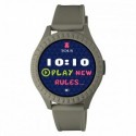 Reloj smartwatch Smarteen Connect con correa de silicona caqui - 200350991