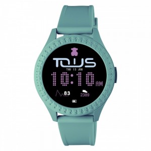 Reloj smartwatch Smarteen Connect con correa de silicona verde - 200350993