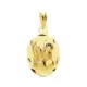 9K MEDALLA ORO AMARILLO VIRGEN NIÑA19X12 MM 1