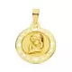 9K MEDALLA ORO AMARILLO VIRGEN NIÑA 18 MM 1