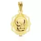 9K MEDALLA ORO AMARILLO VIRGEN NIÑA 20X14 MM 0