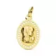 9K MEDALLA ORO AMARILLO VIRGEN NIÑA CERCO CALADO 19X12 MM 0