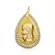 9K MEDALLA ORO AMARILLO VIRGEN NIÑA LIGERA 20X13 MM 0