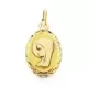 9K MEDALLA ORO AMARILLO VIRGEN NIÑA OVAL 20X12 MM 0