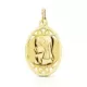 9K MEDALLA ORO AMARILLO VIRGEN NIÑA OVAL. 21X12 MM 1