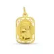 9K MEDALLA ORO AMARILLO VIRGEN NIÑA CALADA MATE Y BRILLO 19X11 MM 0