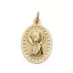 9K MEDALLA ORO AMARILLO VIRGEN NIÑA CALADA 23X14 MM 0