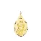 9K MEDALLA ORO AMARILLO SAN CRISTOBAL OVAL TALLADO 20X13 MM 1