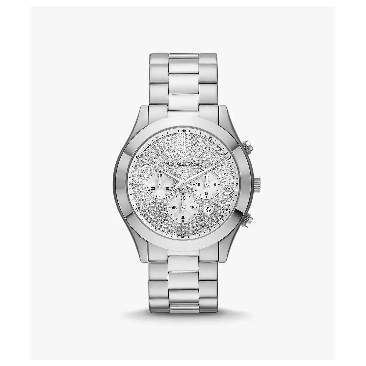 Michael Kors  Runway reloj cronógrafo de acero inoxidable mk8910