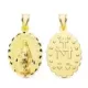 9K MEDALLA ORO AMARILLO VIRGEN MILAGROSA 28X18 MM 1