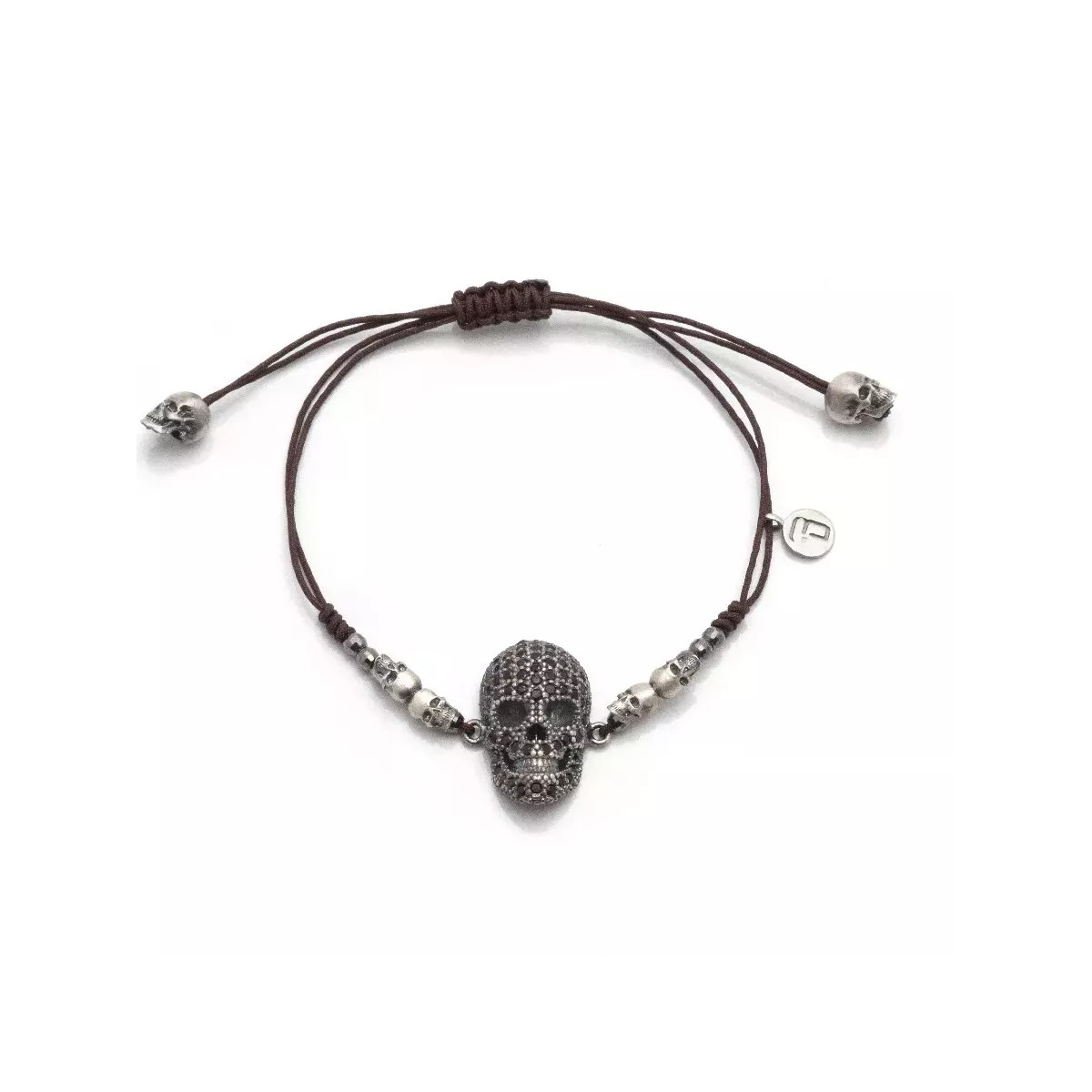 PULSERA MACRAME CALAVERA ESPINELA - SKS111