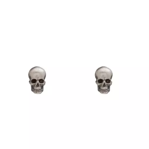PTES. PLATA CALAVERA 2 ZIRCO NEGRA - SKS128