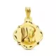 9K MEDALLA ORO AMARILLO VIRGEN NIÑA 19X16 MM 1