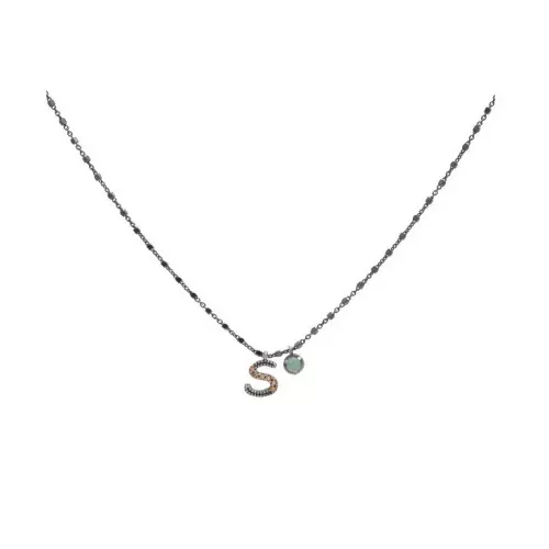 COLGANTE LETRA S CALCEDONIA - AB-S