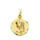 9K MEDALLA ORO AMARILLO VIRGEN NIÑA 18 MM 1