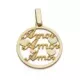 9K COLGANTE ORO AMARILLO AMOR 19 MM 0