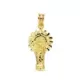 9K MEDALLA ORO AMARILLO VIRGEN PILAR SILUETA 28X15 MM 1