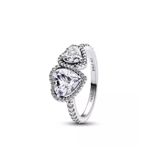 Anillo Corazones Halo Brillante - 2396431