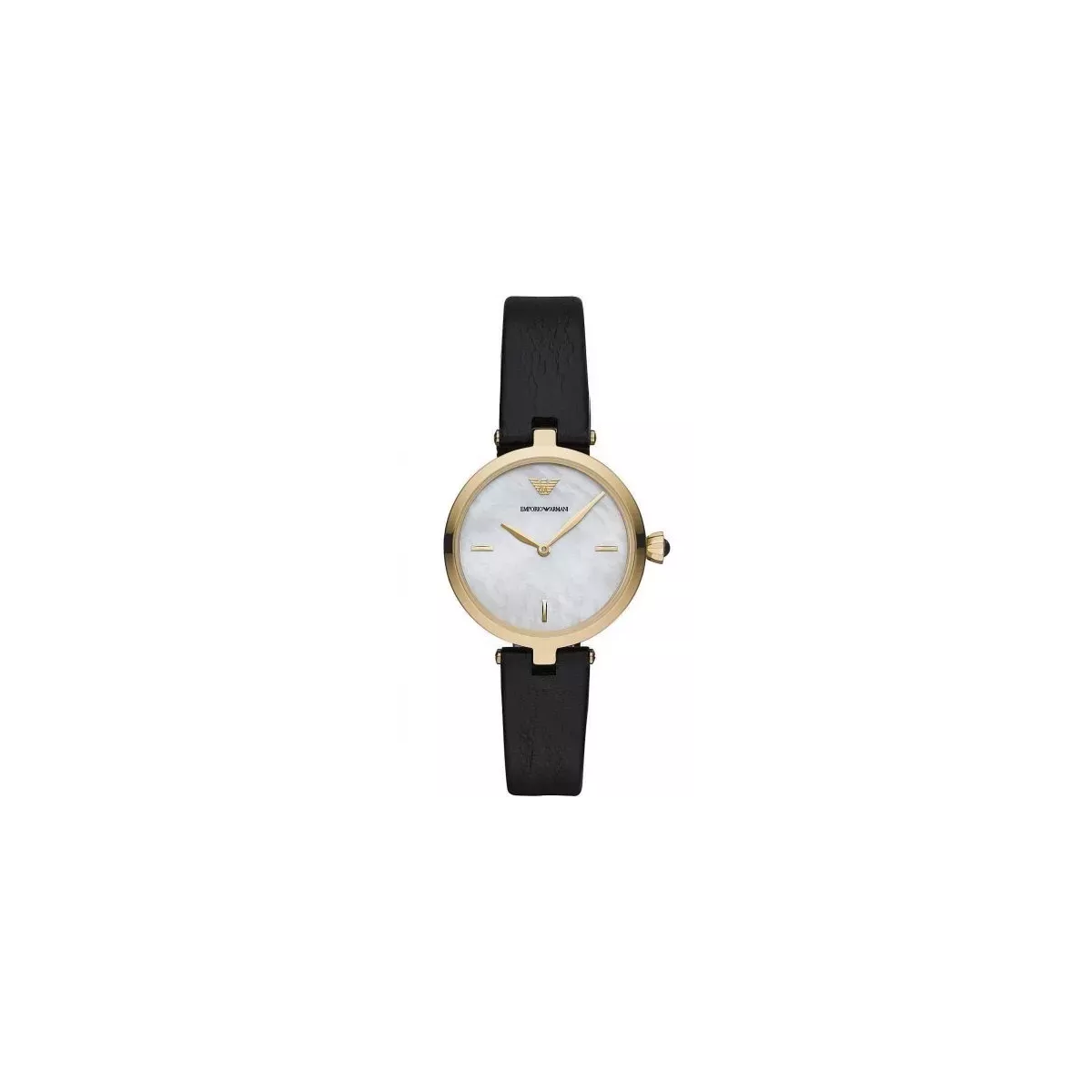 RELOJ SRA CHAPA PIEL NEGRA ESF. NACAR - AR11200