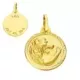 9K HOROSCOPO ORO AMARILLO DISCO 20 MM LEO 1
