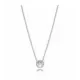 Collar en plata de ley Elegancia Clásica 396240CZ-45