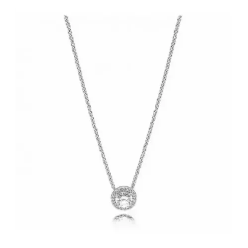 Collar en plata de ley Elegancia Clásica 396240CZ-45