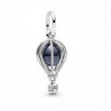 Air balloon silver dangle with encased m - 798064NMB