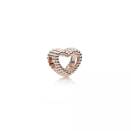 Charm en PANDORA Rose Corazón Moldeado 787516