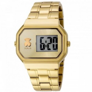 Reloj D-Bear Digital de acero IP dorado Ref. 600350300 - 2490300