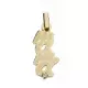 9K COLGANTE ORO AMARILLO MADRE SILUETA 1C GARRA LASER 0