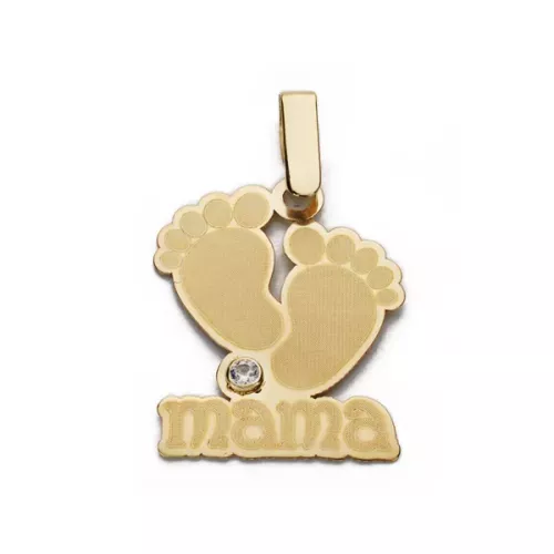 9K COLGANTE ORO AMARILLO MADRE. 19X15 MM 0