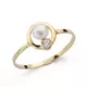 18K SORTIJA ORO AMARILLO COMUNION PERLA Y CIRCONITA 1