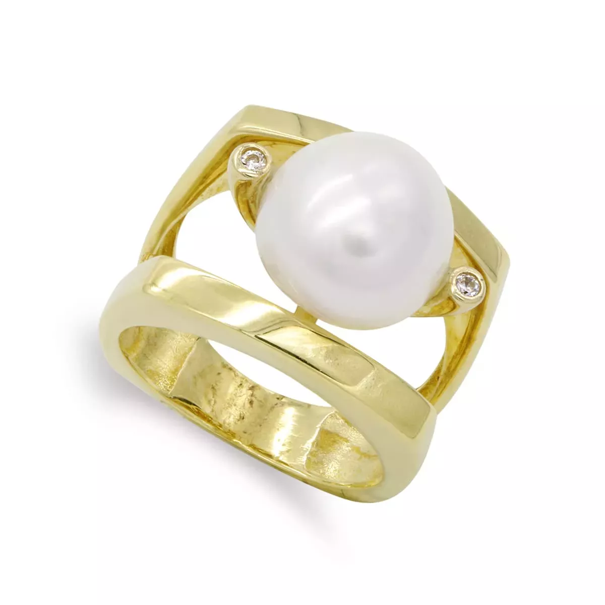 18K SORTIJA ORO AMARILLO CON PERLA BARROCA 11