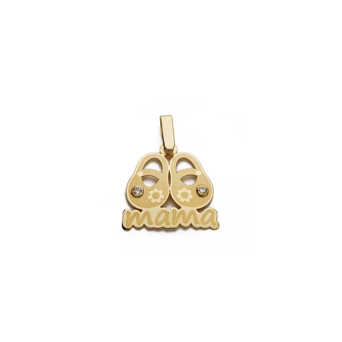 9K COLGANTE ORO AMARILLO MADRE. 18X17 MM 0